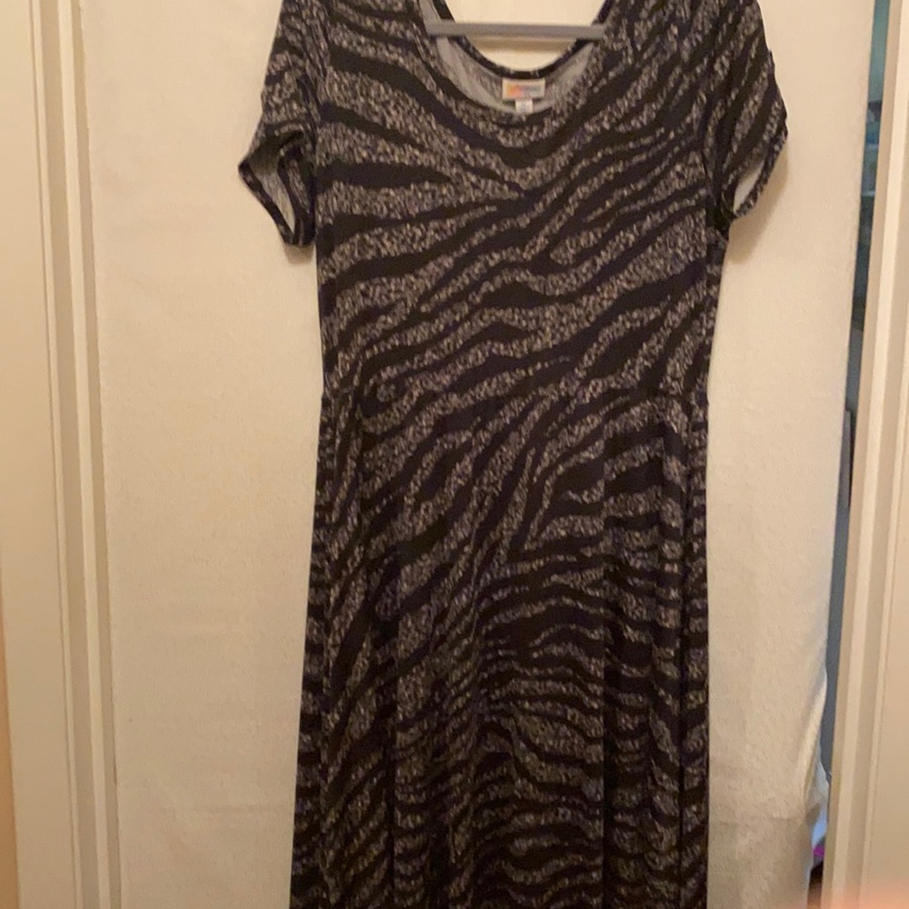 LulaRoe striped maxi xl (18)